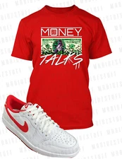  Joker Money Talks Tee Shirt to Complement Jordan 1 Low OG Sneaker Big Tall T