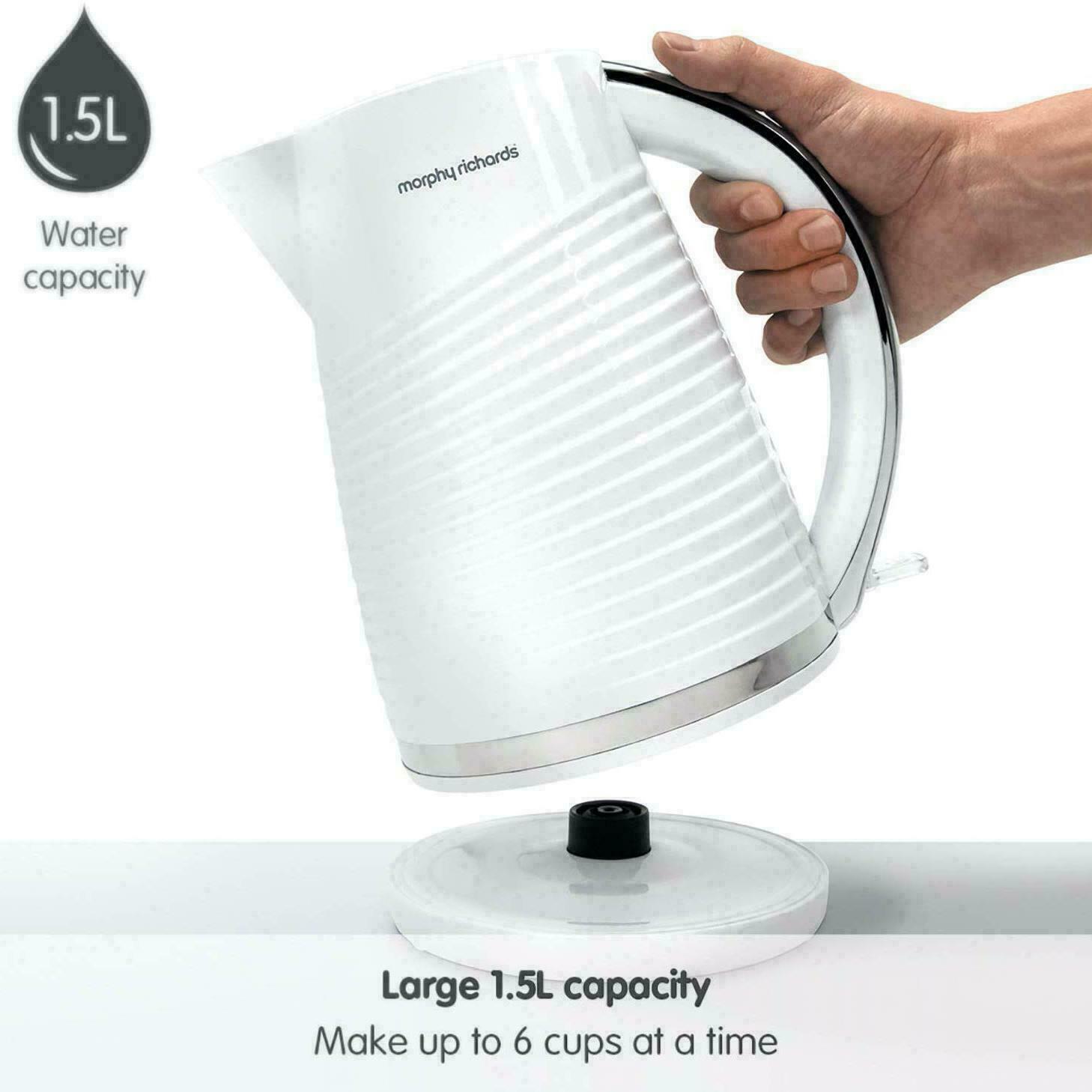 Morphy Richards 108269 Electric Dune Jug KettleStainless3kW1.5L