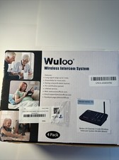 Wuloo Intercoms Wireless for Home 10 Channel 3 Code -WL 666 Black