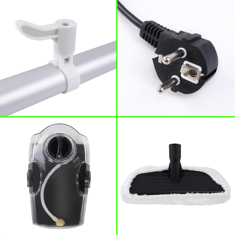 10IN1 Mop System Steam Cleaner Floor Carpet Window Washer Hand Steamer