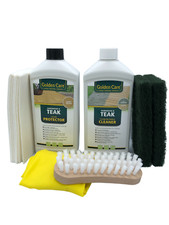 GOLDEN CARE TEAK PROTECTOR SET 8tlg. Gartenmöbel Holzpflege Holzschutz 
