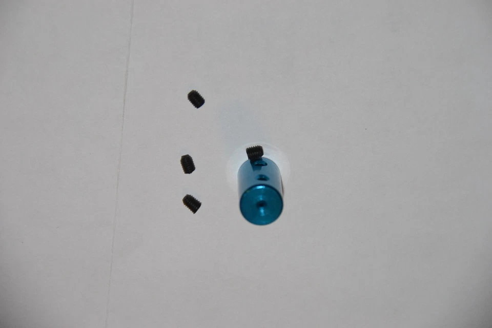 DRIVELINE COUPLER 1MM TO 1MM WITH SET SCREWS ALUMINUM RC BOAT TRAIN - Image 3 of 3