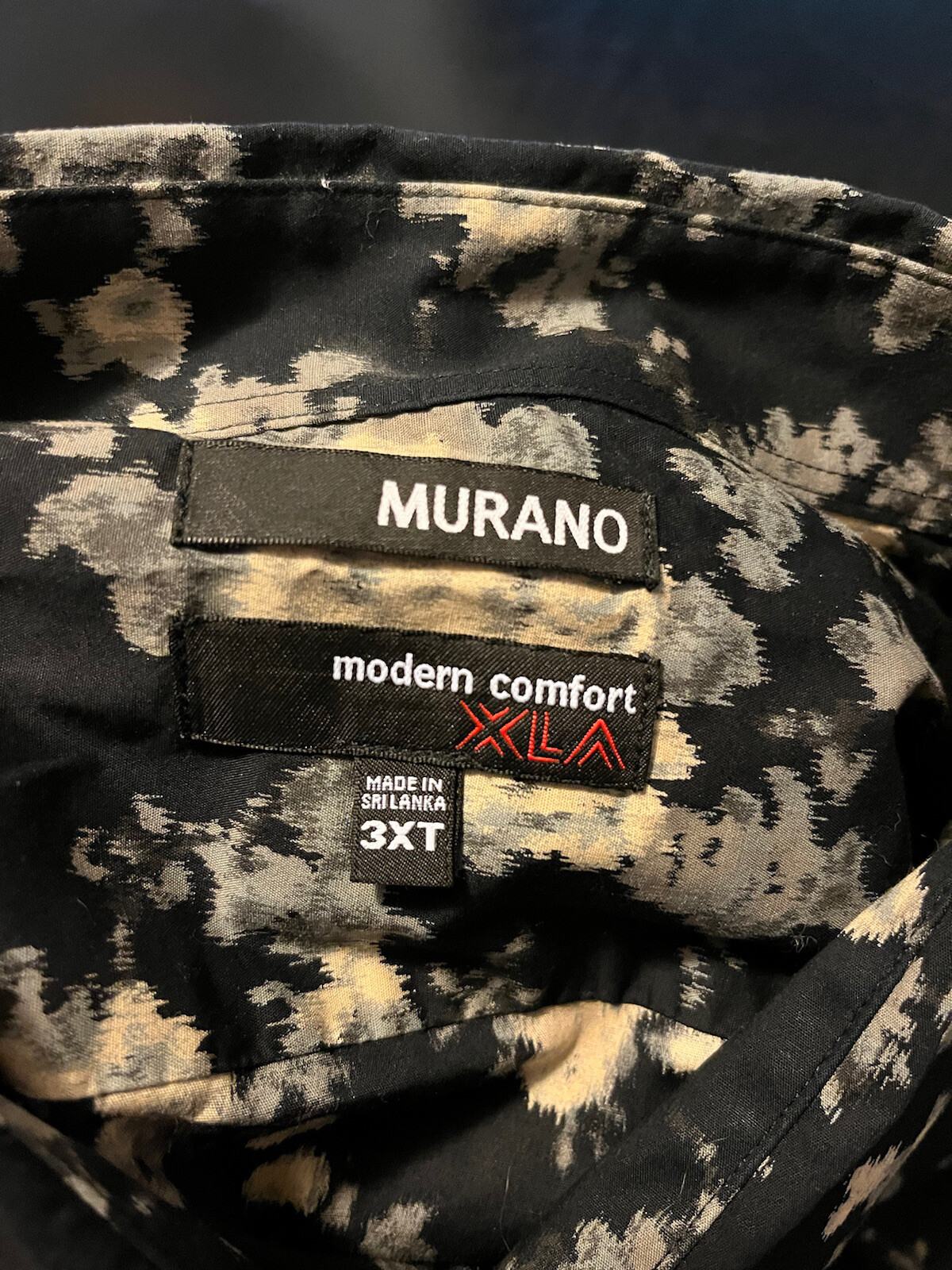 Murano Short Sleeve Button Down Collared Shirt 3X… - image 4