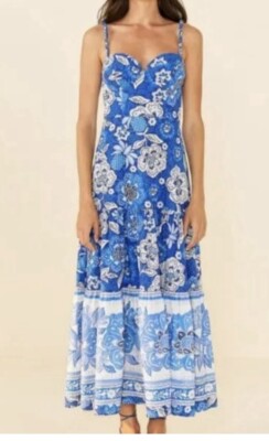 blue full of flowers organic cotton midi dress Glitter Royal Blue Beaded Tight Corset Short Homecoming Dress main image 0