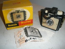 Vintage in box KODAK BROWNIE BULLET Camera not tested  H 