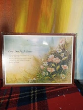 One Day At A Time Jamie Carter Floral Inspirational Wall Plaque