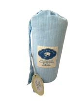 JOHN ROBSHAW TEXTILES VIVADA  LIGHT INDIGO KING PILLOW SHAM NIP