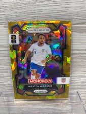 2026 Panini Prizm Monopoly FIFA World Cup Gold Ice #50 WESTON MCKENNIE