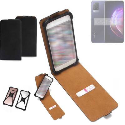 Schutz Hülle Flipstyle Case für Vivo V21 5G 360° Kameraschutz Cover schwarz K