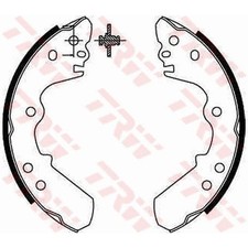 ORIGINAL® Trw Bremsbackensatz Hinten für Opel FRONTERA A Sport FRONTERA A