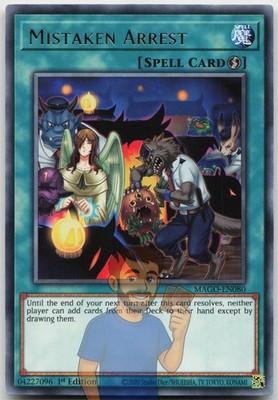 Fehlerhaftung MAGO-DE080 Rare 1. Auflage Near Mint Yugioh
