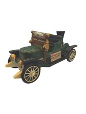 Vintage Porcelain Car Decanter – Ezra Brooks 1911 Stanley Steamer Holiday Decor