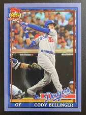 Cody Bellinger 2020 Topps Baseball Topps Choice BLUE Los Angeles Dodgers #TC-19