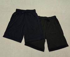 Jumping Beans Active Shorts Boys 6 Dark Gray  Navy Blue Elastic Drawstring Lot