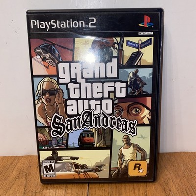 GTA Grand Theft Auto San Andreas PlayStation 2 Manual No Map/Poster Good Cond !