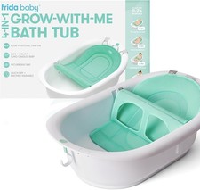 FridaBaby 4in1 Grow-with-Me Bathtub with Seat, Backrest for Newborns to Toddlers