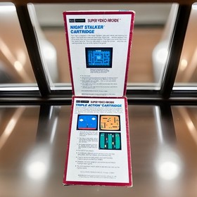 SEARS 2 GAME LOT FOR INTELLIVISION; NIGHT STALKER/TRIPLE ACTION CIB