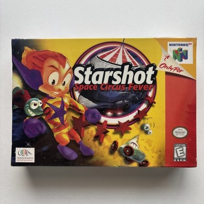 New Starshot Space Circus Fever Nintendo 64 N64 Sealed Authentic