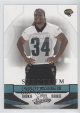 2008 Playoff Absolute Memorabilia Rookie Spectrum Black Chauncey Washington 0a1