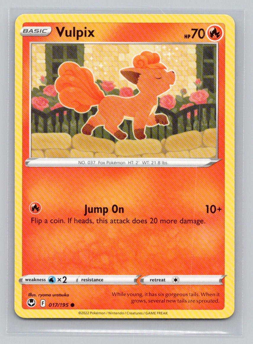 SWSH12: Silver Tempest #017/195 Vulpix Pokemon