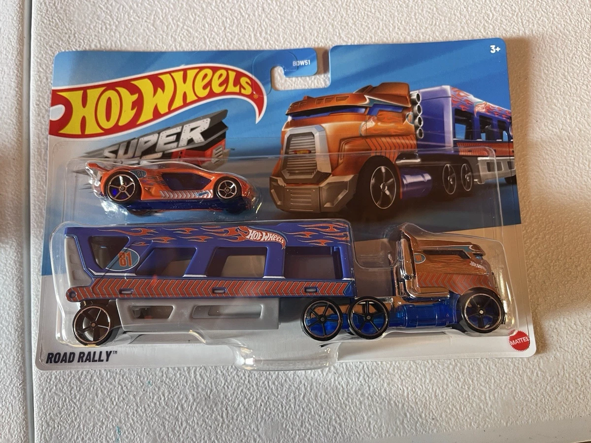 <Jada Toys>Road Rigz キャリアカートラック JADA TOYS 1/32 HOT RIGZ Street Low Black SEMI TRUCK TRAILER Box