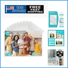 Magnetic Picture Frame, 10 Pack Magnetic Photo Frames for Refrigerator 4"x6" Mag