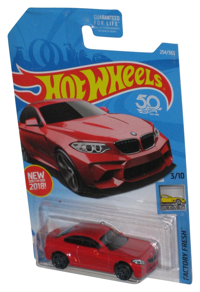 Hot Wheels Factory Fresh 3/10 (2018) Red 2016 BMW M2 Toy Car 254/365