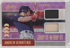 2020 Panini Absolute Grip It-N-Rip It Spectrum Purple 1/25 Andrew Benintendi s3g