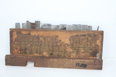 Antique (13) Stanley No. 55 Combination Cutters in Box #2 Inv#JB53