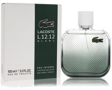 Lacoste L.12.12 Blanc Eau Intense 3.3 oz EDT Mens Cologne 100ml NEW IN BOX