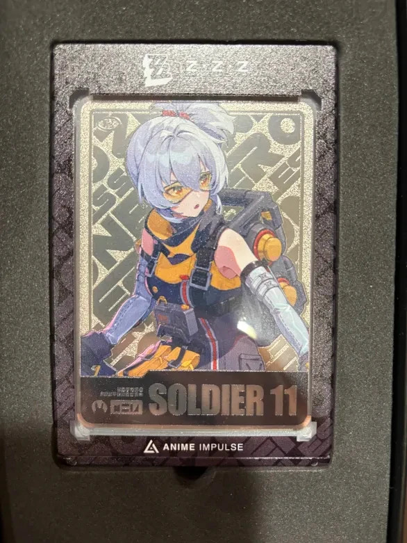Zenless Zone Zero SILVER Soldier 11 Metal Card LIMITED EDITION