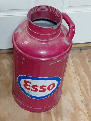 ESSO 5 Gallon Oil / Grease Can - Gas & Oil