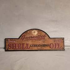 Shell Cast Iron Sign