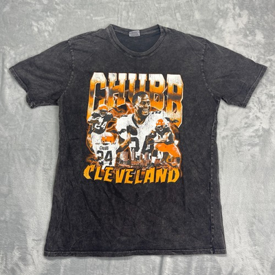 #ad Cleveland Browns Nick Chubb T Shirt Mens L Black Where I#x27;m From NFL Football USA $29.88
