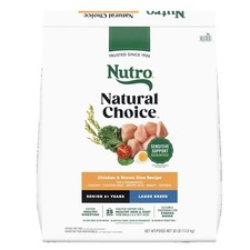 Nutro Natural Choice Large Breed Senior Dog 30 Pound (Pack of 1), Chicken 3.46 per pound