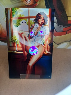 *Metal 1/5* AN's PlayHouse Big Hero 6 Aunt Cass See Thru Naughty Totally Rad