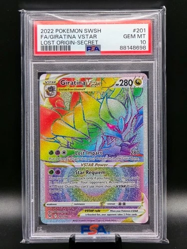 Pokemon TCG | Giratina Vstar 201/196 Lost Origin Secret | PSA 10 Gem Mint