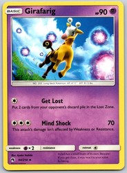 Girafarig 94/214 Lost Thunder Uncommon Pokemon