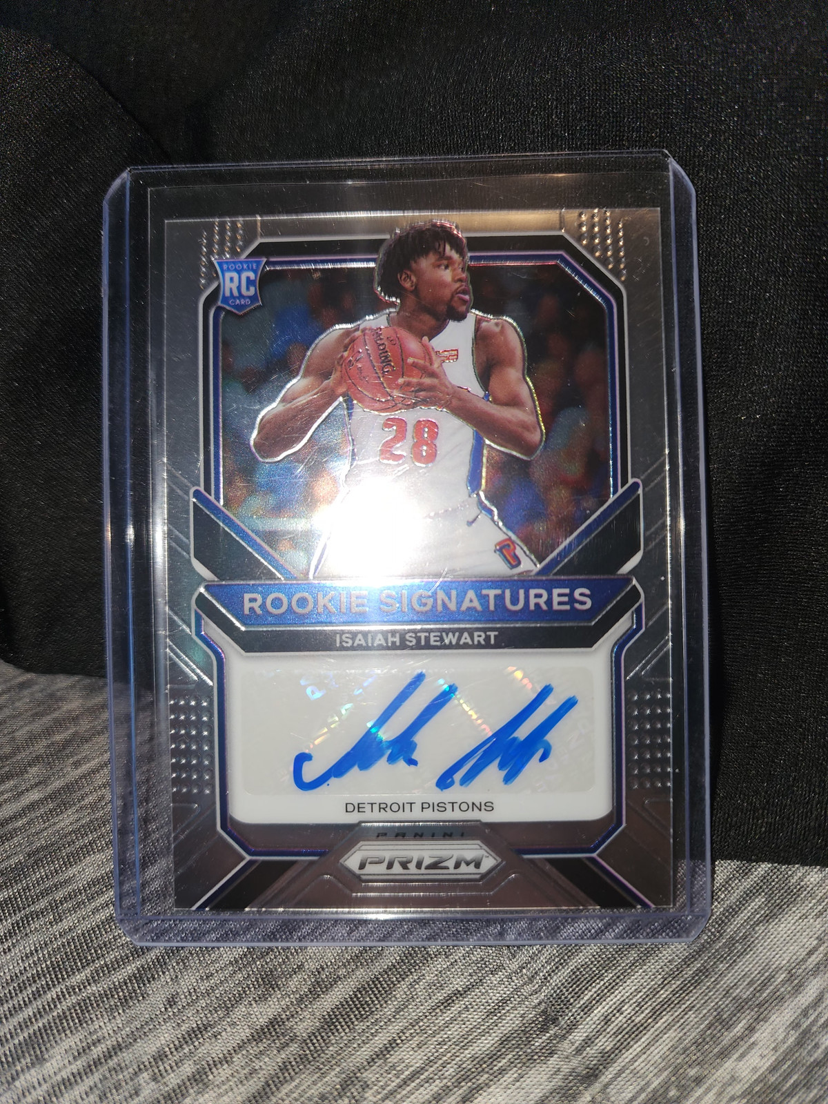 Isaiah Stewart 2020-21 Panini Prizm Rookie Signatures RC Detroit Pistons 