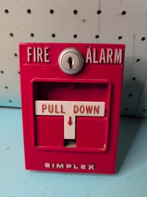 Simplex 4251-20 Conventional Fire Alarm Pull Station - No Key - Used - #2