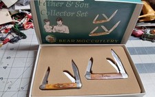 Nos Bear Mgc Cutlery Father Son Collector Set Stockman Pocket Knife Nos Bear Mgc Cutlery Father Son Collector Set Stockman Pocket Knife
