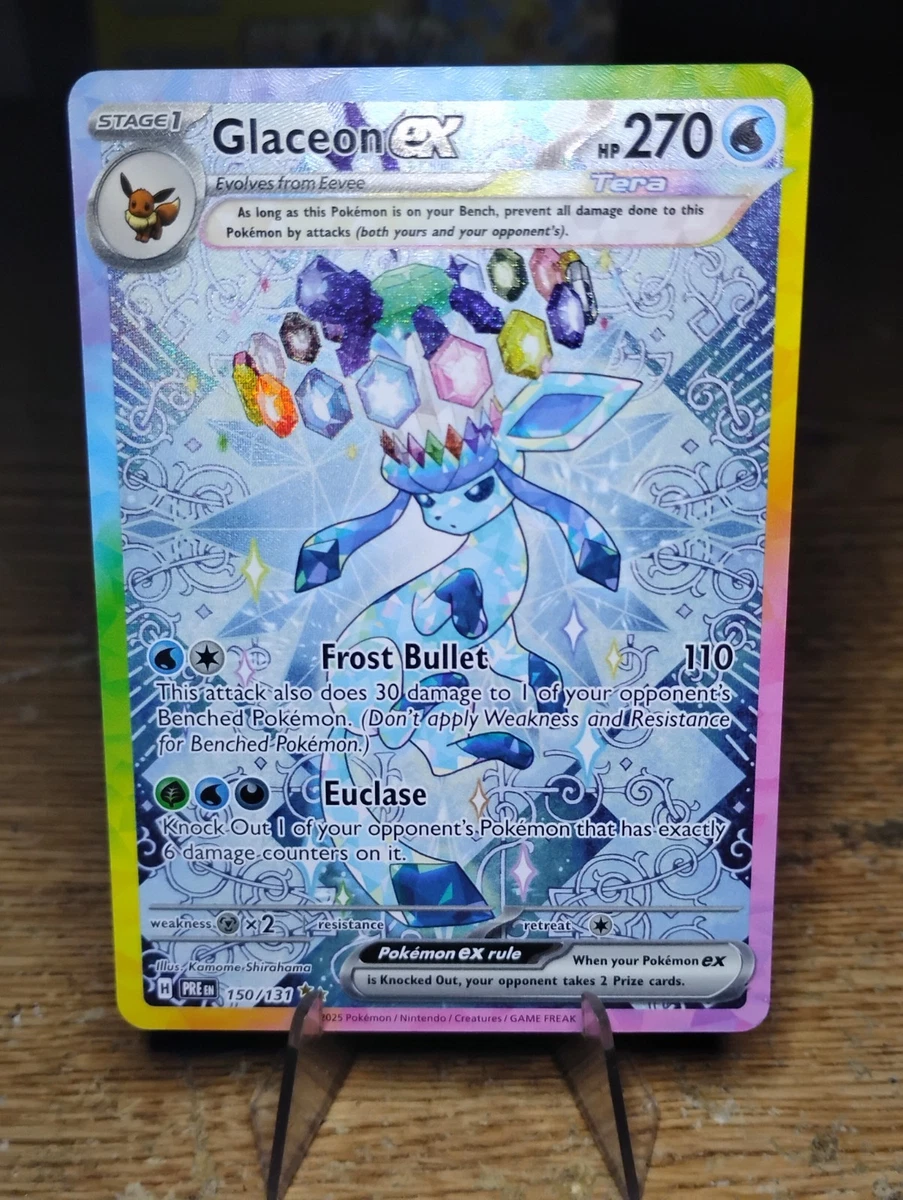 pokemon card glaceon ex Pokemon Card Glaceon ex - Terastal Festival ex main image 1