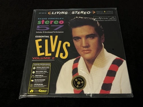 ELVIS PRESLEY 2LP APP057-45 STEREO 57 FACTORY SEALED ANALOGUE PRODUCTIONS 45 RPM