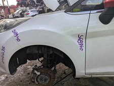 FORD FIESTA MK7 B299 3DOORS ZETEC 2010 N/S PASSENGER SIDE WING PANEL IN WHITE H9