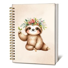 LIANGW Cute Sloth Notebook Journal for Kids, Gifts 01-sloth kids 
