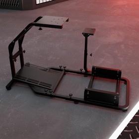 Supllueer Adjustable Racing Simulator Cockpit Stand Fits Logitech G920 G29 G923