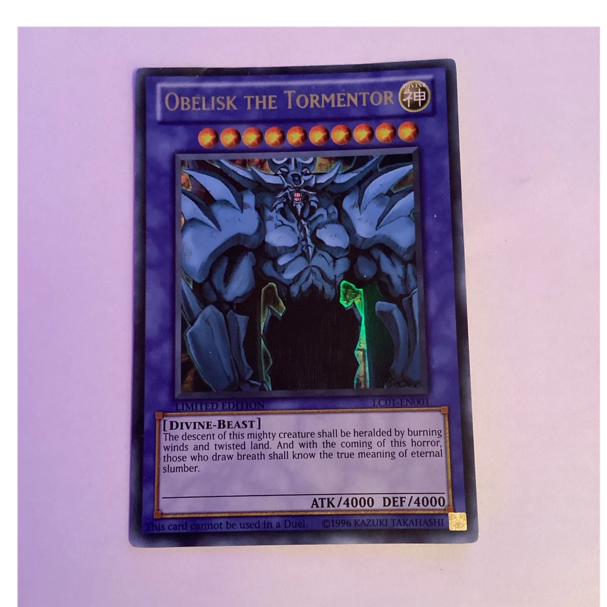 Obelisk The Tormentor Yu-Gi-Oh! TCG Ultra Rare Individual