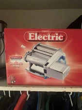 Electric Pasta Maker Imperia Pasta with Motor 152 Dual Cutter Attachment