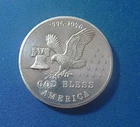 1776-1976 One Troy Ounce Silver .999 Fine Silver/ God Bless America