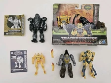Rise of the Beasts Transformers lot Bumblebee Optimus Primal Cheetor Rhinox figs